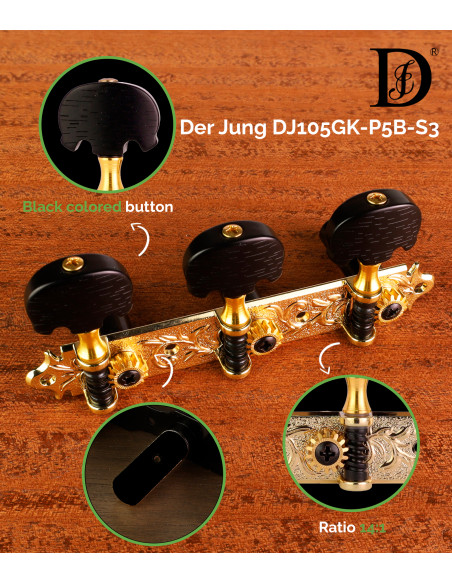 Clavijero Der Jung DJ105GK-P5B-S3 | Maderas Barber