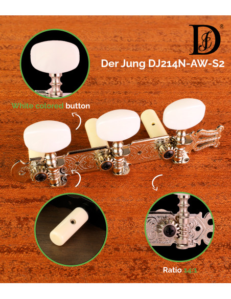 Clavijero Der Jung DJ214N-AW-S2 | Maderas Barber