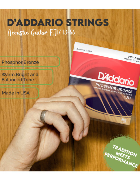 Comprar Cuerdas D'Addario Acústica EJ17 | Maderas Barber