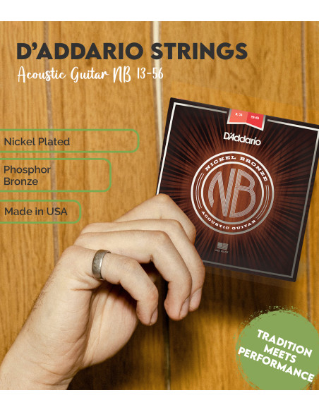 Buy Acoustic Guitar NB1356 D'Addario Strings Set