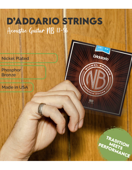 Buy Acoustic Guitar NB1253 D'Addario Strings Set