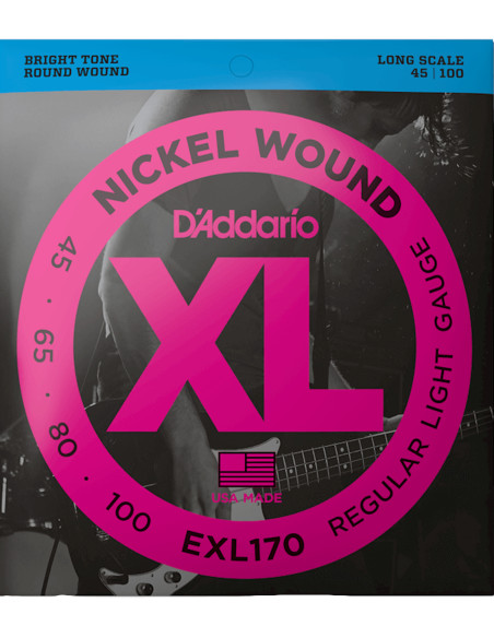 Comprar Juego Cuerdas D'Addario Bajo EXL170