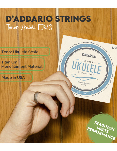 Comprar Juego Cuerdas D'Addario Ukelele Tenor EJ87T
