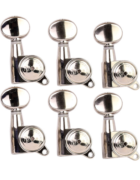 Clavijero Guitarra Duesenberg Z-Tuner Junior 6 en Línea Níquel | Maderas Barber