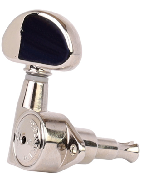 Clavijero Guitarra Duesenberg Z-Tuner Kidney 3+3 Níquel
