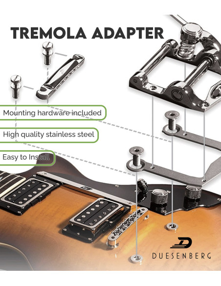 Adaptador para Duesenberg Diamond Deluxe Tremola | Maderas Barber