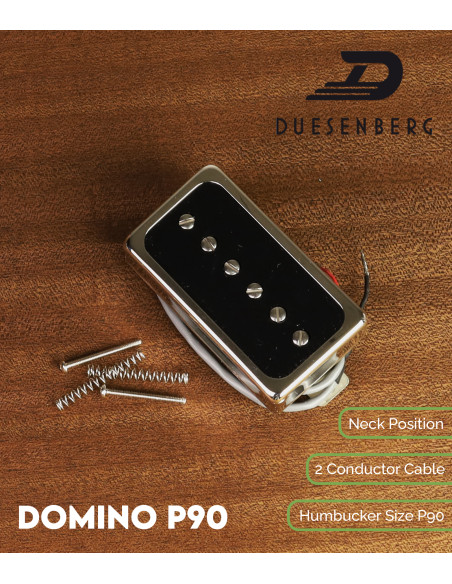 Duesenberg Guitar Pickup Domino P90 Neck Nickel | Maderas Barber