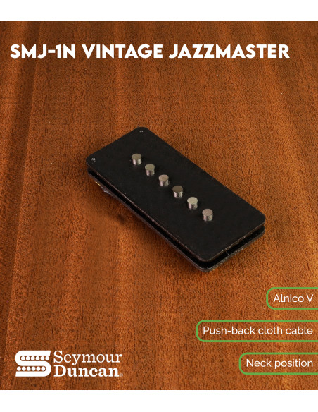 Seymour Duncan SMJ-1N Vintage Jazzmaster Electric Guitar Pickup Neck | Maderas Barber