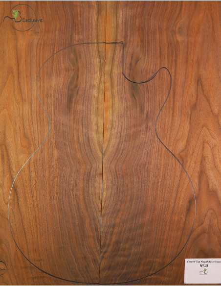 MB Exclusive American Walnut Carved Top Nº13  | Maderas Barber