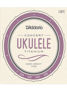Buy Concert Ukulele EJ87C D'Addario Strings Set