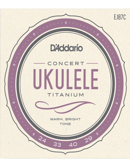 Comprar Juego Cuerdas D'Addario Ukelele Concert EJ87C