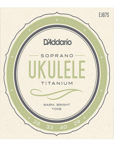 Comprar Juego Cuerdas D'Addario Ukelele Soprano EJ87S
