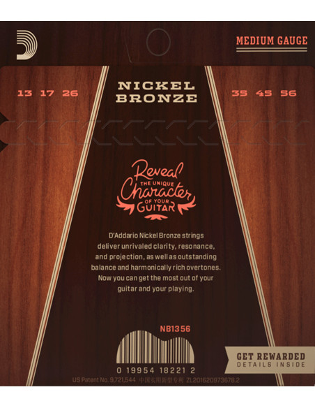 Comprar Juego Cuerdas D'Addario Acústica NB1356