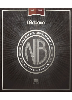 Jeu de Cordes D'Addario Acoustique NB1656