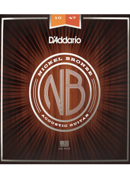 Jeu de Cordes D'Addario Acoustique NB1047
