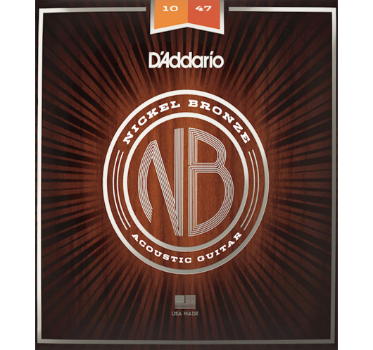 Jeu de Cordes D'Addario Acoustique NB1047