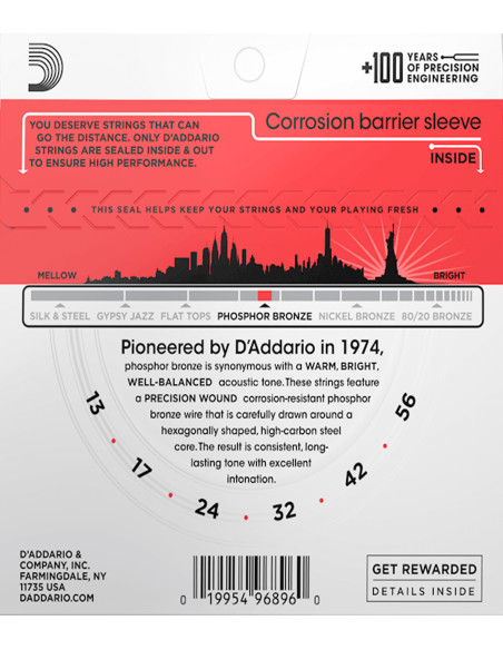 Comprar Cuerdas D'Addario Acústica EJ24 | Maderas Barber