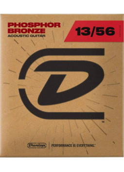 Juego Cuerdas Dunlop Phosphor Bronze 92/8 Extra Medium 13-56 acústica