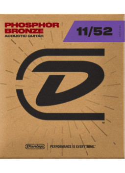 Buy Dunlop Phosphor Bronze 92/8 Medium Light 11-52 acoustic guitar