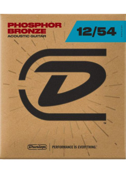 Juego Cuerdas Dunlop Phosphor Bronze 92/8 Light 12-54 acústica