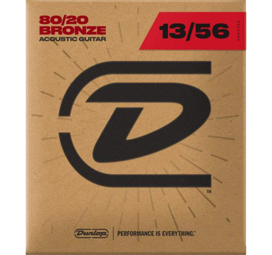 Jeu de Cordes Dunlop 80/20 Bronze Medium 13-56 Acoustique