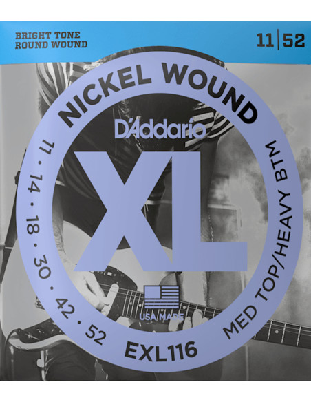 Jeu de Cordes D'Addario acoustique ej15