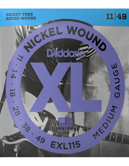 Jeu Cordes D'Addario Guitare Électrique EXL115 | Maderas Barber