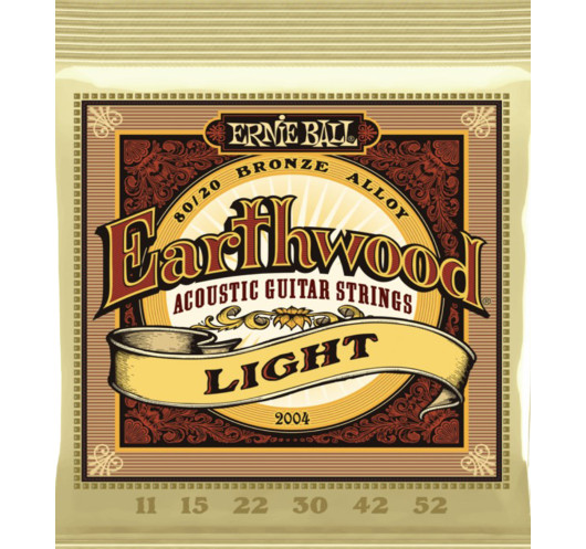 Buy Ernie Ball Earthwood Light Acoustic Guitar Strings 11-52