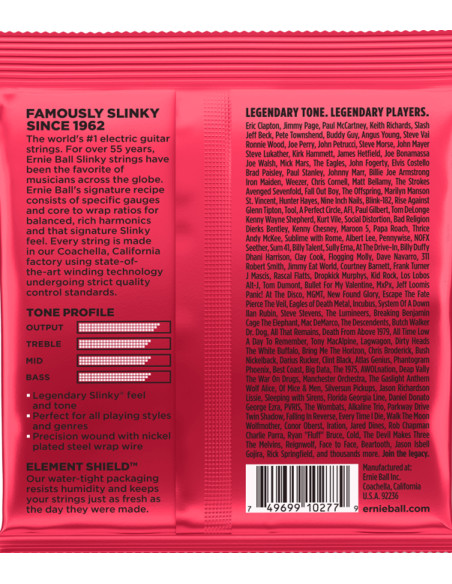 Buy Ernie Ball  Slinky Burly Electric Guitar Strings 11-52