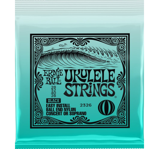Buy Ernie Ball Black Ukelele Concert / Soprano Strings Set
