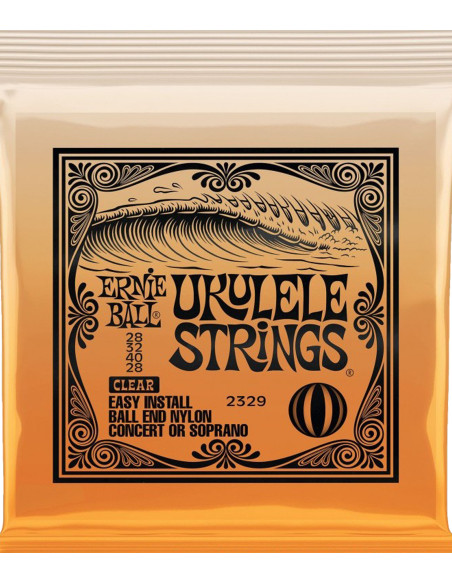 Buy Ernie Ball Transparent Ukelele Concert / Soprano Strings Set