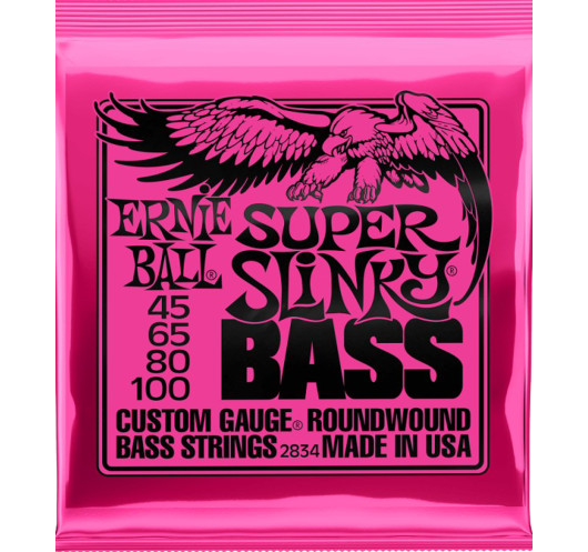Buy Ernie Ball Super Slinky Electric Bass Strings 45-100