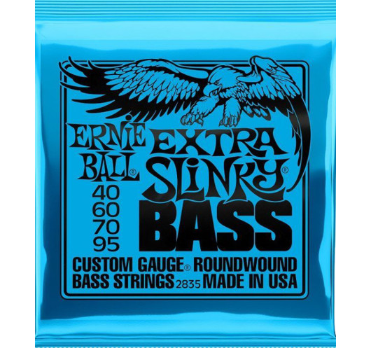 Buy Ernie Ball Extra Slinky Nickel Wound Electric Bass Strings 40-95