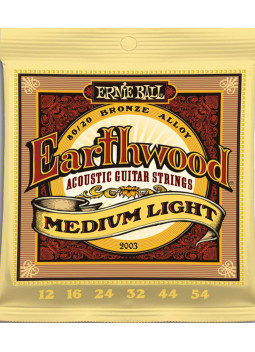 Buy Ernie Ball Earthwood  Medium Light Acoustic Guitar Strings 12-54
