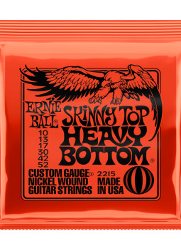 Juego de Cuerdas Ernie Ball Guitarra Eléctrica Slinky Heavy Bottom 10-52
