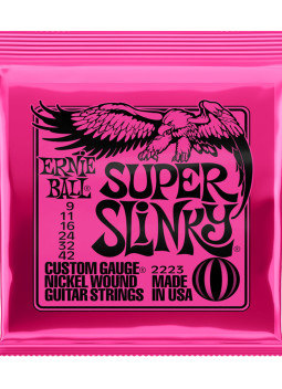 set de cordes ernie ball slinky super 9-42