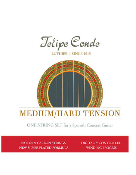 Juego Cuerdas Guitarra Concierto Felipe Conde Tensión Media/Fuerte