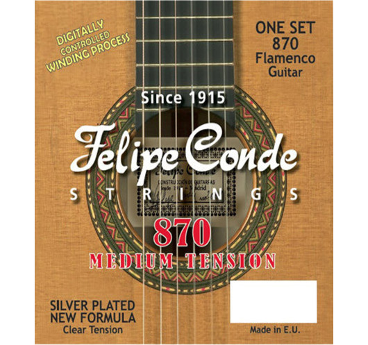 Jeu Cordes Guitare Flamenca Felipe Conde Tension Moyenne 870