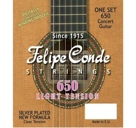 Jeu Cordes Guitare Classique Felipe Conde Tension Normale 650