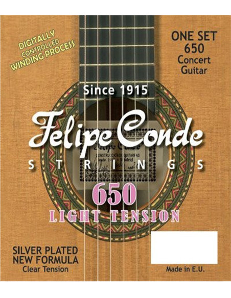 Buy Felipe Conde Flamenco Guitar Strings Soft Tension 650