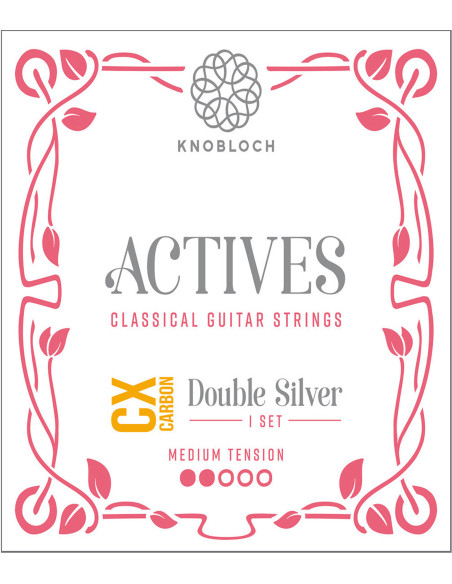 Juego Cuerdas Guitarra Clásica Knobloch Double Silver CX Carbon 300ADC