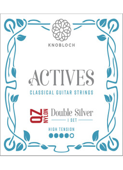 Jeu Cordes Guitare Classique Knobloch Double Silver QZ Nylon  500ADQ