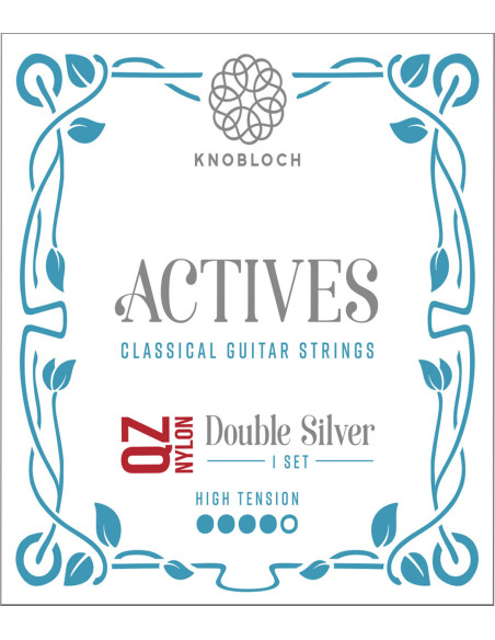 Jeu Cordes Guitare Classique Knobloch Double Silver QZ Nylon  500ADQ