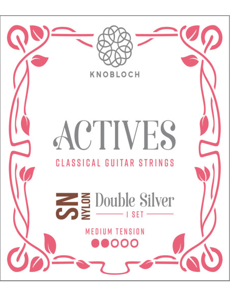 Juego Cuerdas Guitarra Clásica Knobloch Double Silver SN Nylon 300ADN