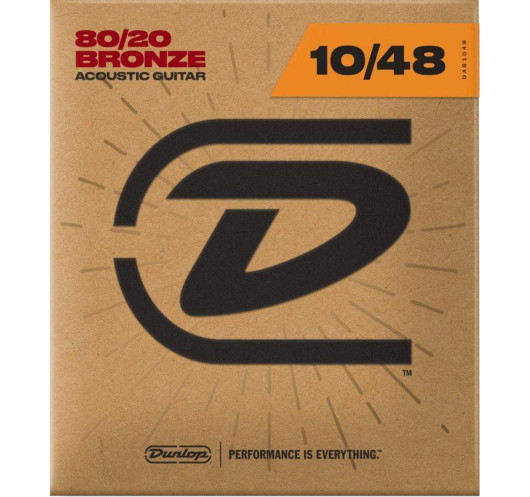 Buy Dunlop 80/20 Bronze Extra Light 10-48 acoustic guitar String Set
