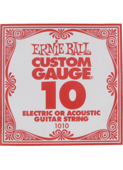 Buy Ernie Ball 0.10 Plain Electric / Acoustic Guitar String