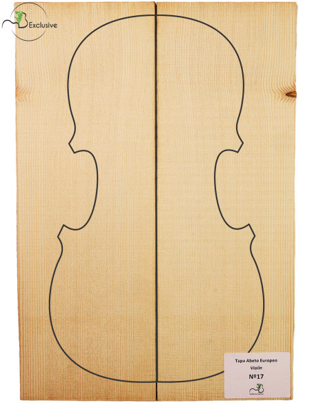 Tapa Abeto Europeo Violín MB Exclusive Nº17 | Maderas Barber