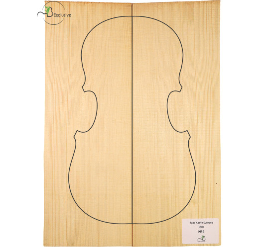 Tapa Abeto Europeo Viola MB Exclusive Nº4 | Maderas Barber