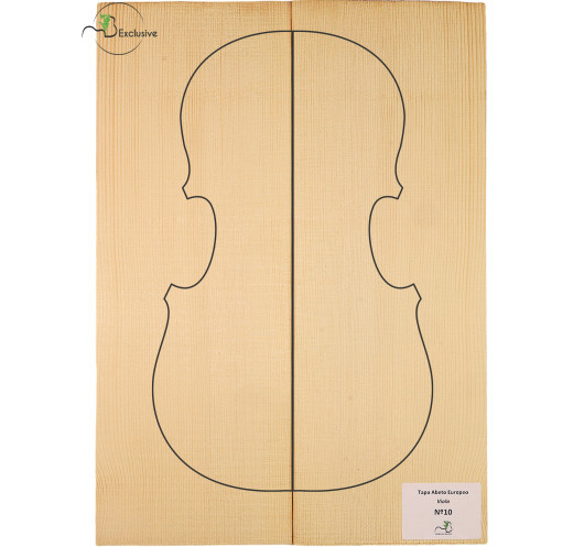 Tapa Abeto Europeo Viola MB Exclusive Nº10 | Maderas Barber