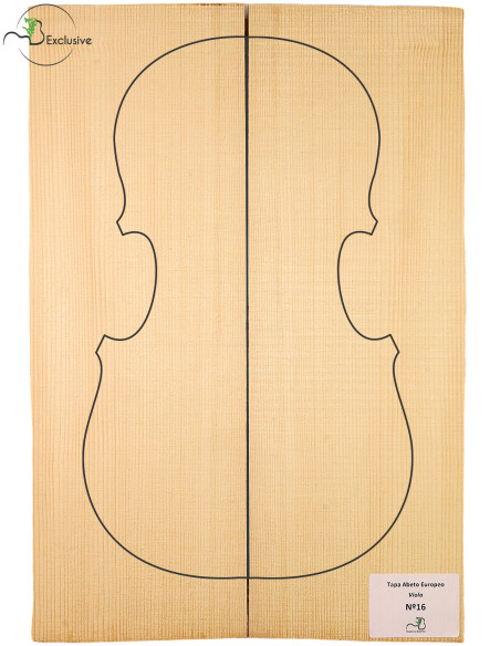 Tapa Abeto Europeo Viola MB Exclusive Nº16 | Maderas Barber